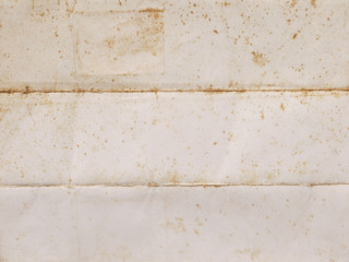 Old vintage folded paper texture