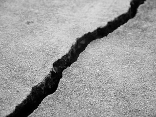 Fototapeta premium crack floor texture closeup