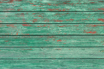 The old green wood texture with natural patterns