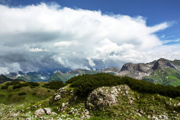 Mountains on E5 Tour