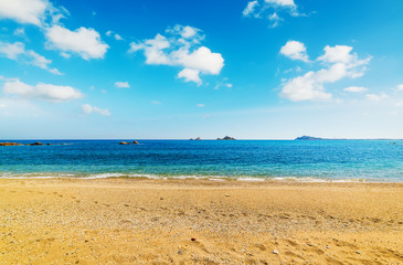 Golden shore in Santa Maria Navarrese