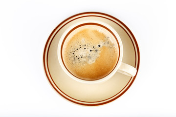 cup of coffee isolated