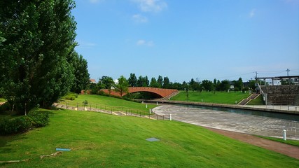 富岩運河　富山県富山市　富山駅近く