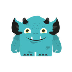cute monster, baby illustration, cheerful monster