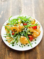 Warm cauliflower salad