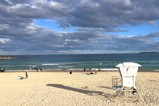 Lifeguard Tower At Bondi Beach