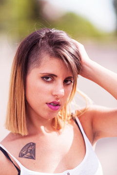 Trasgressive hair model