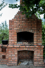 Brick barbecue