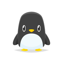 Cartoon penguin vector isolated