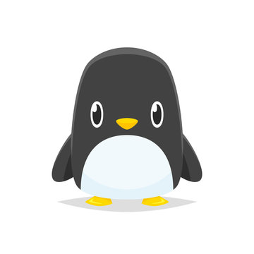 Cartoon penguin vector isolated