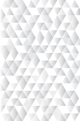 Fototapeta premium Białe tło trójkątne