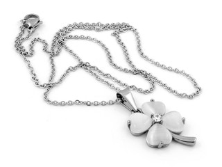 Necklace - Pendant Four-leaf clover © jandix2
