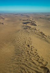 Namib-Naukluft National Park desert view from the air