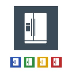 Refrigerator Icon Isolated on White Background.vector illustration icon