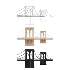 BROOKLYN BRIDGE. New York City. USA.
American architecture.