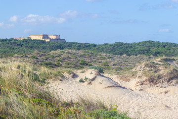Fototapeta na wymiar Forte do Pessegueiro in Porto Covo