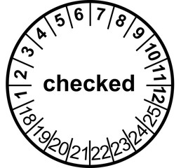 checked badge certificate