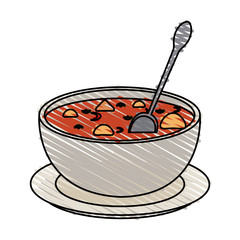 hot soup bowl icon
