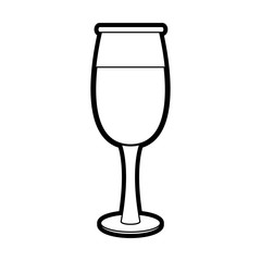 transparent wine glass icon