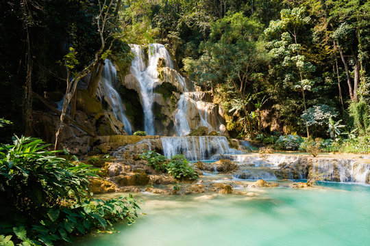 Kuang Si waterfall Luang Prabang