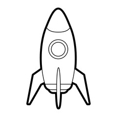 space rocket launch icon