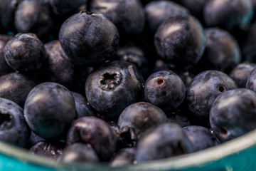 Fresh blueberry in a bowl.