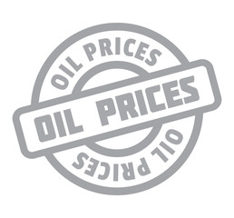 Oil Prices rubber stamp. Grunge design with dust scratches. Effects can be easily removed for a clean, crisp look. Color is easily changed.