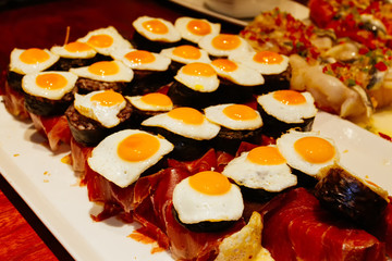 Spanish tapas of the Basque country