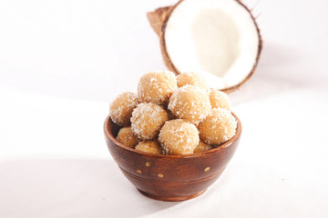 Indian Sweet Coconut Laddu
