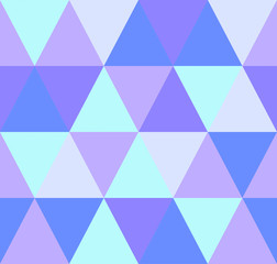 Fototapeta premium Colored abstraction in retro style made with triangles. Multicolor abstract background. Retro pattern