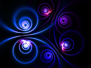 Abstract fractal background