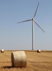 Eolienne à Boulay en Moselle (France)