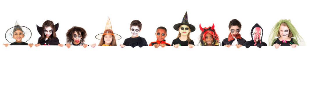 Kids In Halloween Costumes