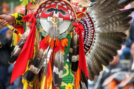 native american decoration costume, canada