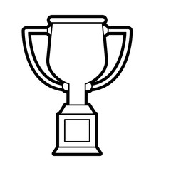 trophy vector illustration