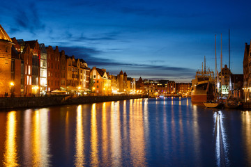 Gdansk at night