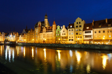 Gdansk at night
