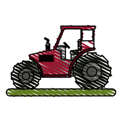 tractor vector illustration
