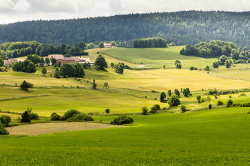 Obraz premium Region of the four lakes in the French Jura