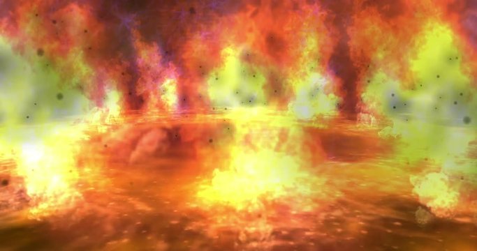 Digital Particle Animation of Fire