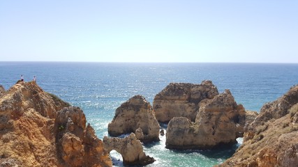 Costa en el Algarve