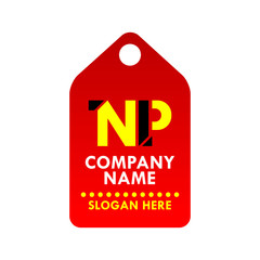 NP tag logo letter