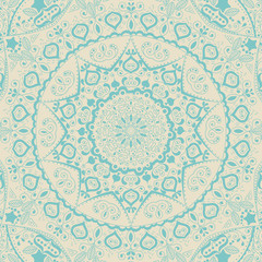 Flower Mandala background(clipping mask used). Vintage decorative elements in pastel colors . Oriental pattern, vector illustration. Islam, Arabic, Indian, turkish, pakistan, chinese, ottoman motifs