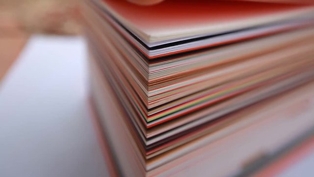 texture paper stack of colored cardboard