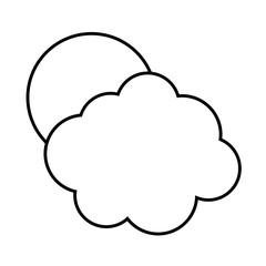 sun and cloud icon