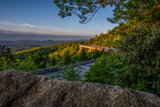 Early Morning Light On Linn Cove Viaduct