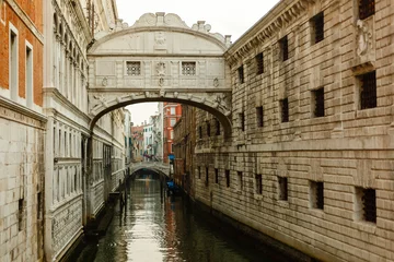 Cercles muraux Pont des Soupirs Bridge of Sighs in Venice - Italy