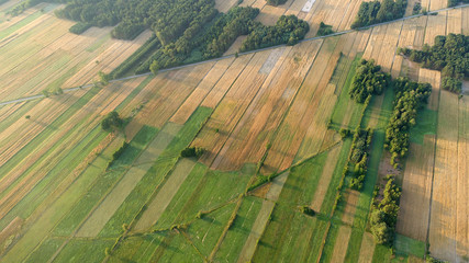 Fototapeta premium Aerial landscape