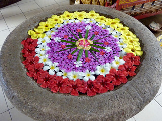 décoration de fleurs