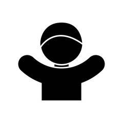 pictogram man icon